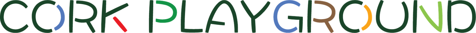 logo del parco giochi in sughero